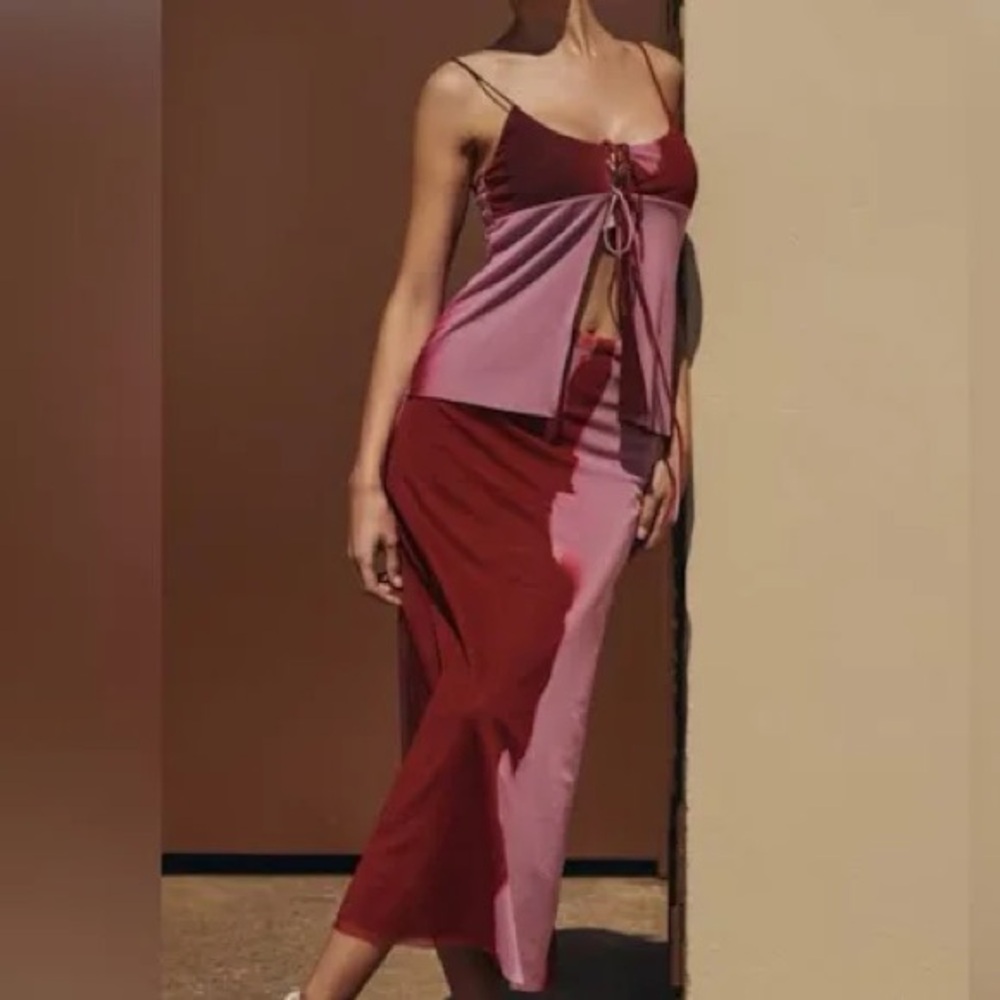 Zara Two Piece Skirt and Top Set